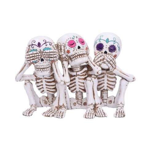 Three Wise Calaveras 20.3cm Skeletons Gifts Under £100